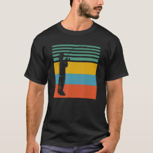 Camiseta Diseño retro de pescado de pesca