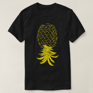 Camiseta Diseño Retro de Piña al Revés