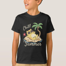Diseño Retro de Playa Verano Relájate