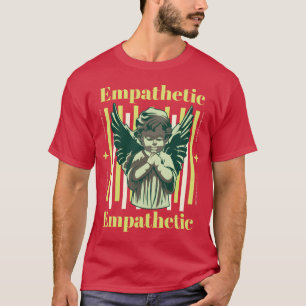Camiseta Diseño retro de ropa urbana con estatua empática