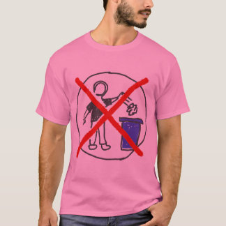 Camiseta Diseño Retro de Tierra Limpia Sin Basura