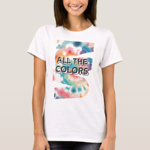 Camiseta Diseño Retro de Tinte y Pastel