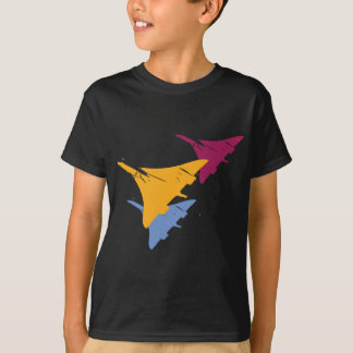 Camiseta Diseño retro del vuelo de la aviación del
