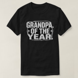 Camiseta Diseño Retro Deteriorado de Abuelo del Año