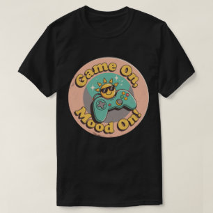 Camiseta Diseño Retro Divertido Juego Activado Estado de Án