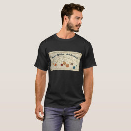 Camiseta Diseño Retro Espacial del Sistema Solar Fuera a Al