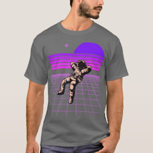 Camiseta Diseño retro espacial Neon 80