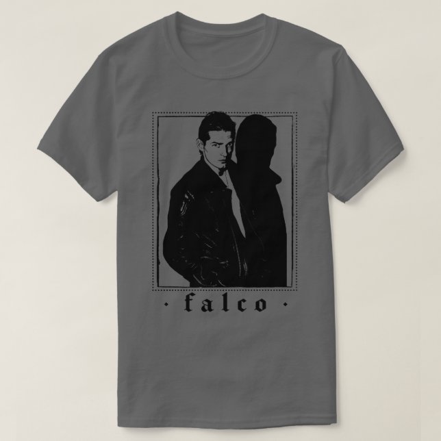 Camiseta Diseño retro Falco 80 (Diseño del anverso)
