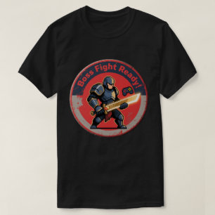 Camiseta Diseño Retro Listo para una Divertida Pelea de Jef