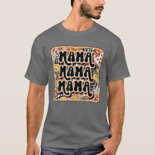 Camiseta Diseño retro Mama Leopard diseño occidental