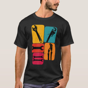 Camiseta Diseño retro mecánico