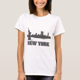 Camiseta diseño retro ny del vintage de New York City