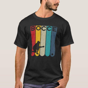 Camiseta Diseño retro reproductor Bocce - bocce petanque bo