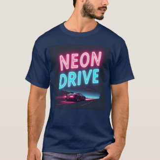 Camiseta Diseño Retro Synthwave de Neon Drive