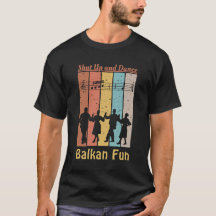 Diseño retro vintage balcánico T-Shirt