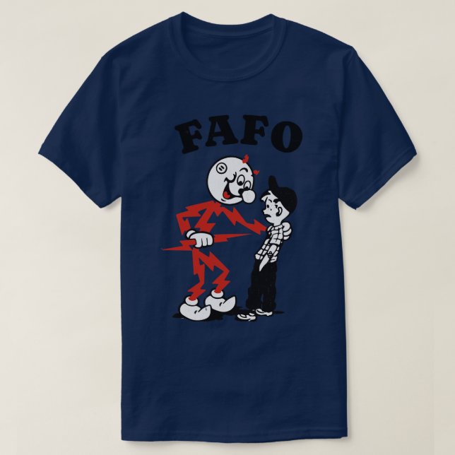 Camiseta Diseño retro vintage de FAFO (Diseño del anverso)