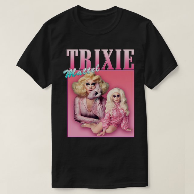 Camiseta Diseño retro vintage de Trixie Mattel (Diseño del anverso)