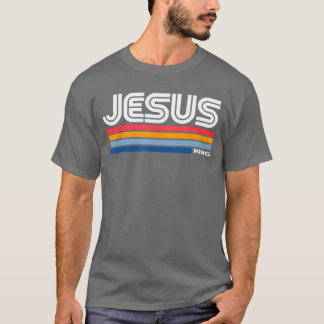 Camiseta Diseño Retro Vintage Rey Jesús