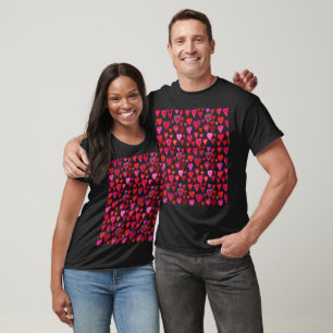 Camiseta Diseño rojo con corazón