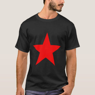 Camiseta Diseño rojo de la estrella
