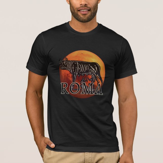 Camiseta Diseño Roma-Romulus y Remus (Anverso)