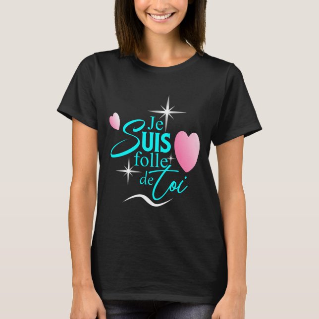 Camiseta Diseño romántico francés (Anverso)