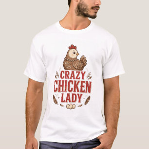 Camiseta Diseño rústico de granja de la loca señora de las