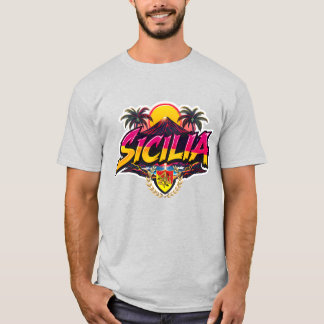 Camiseta Diseño Sicilia Mt.Etna