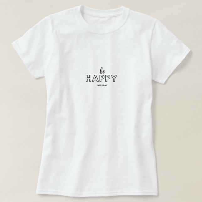 Camiseta diseño simple (Diseño del anverso)
