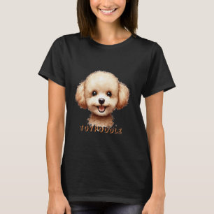 Camiseta Diseño Simple de Caniche Toy