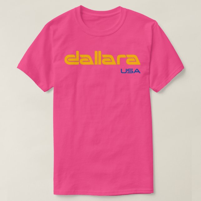 Camiseta Diseño simple de Dallara 1 (Diseño del anverso)