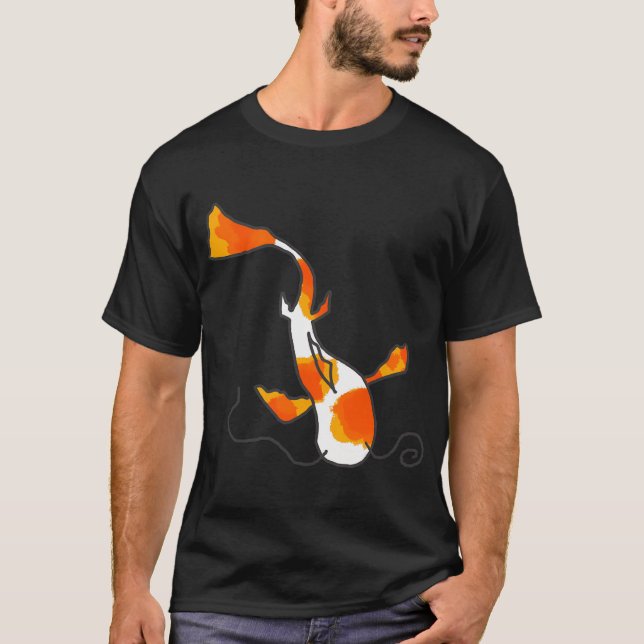 Camiseta Diseño Simple de Koi (Anverso)