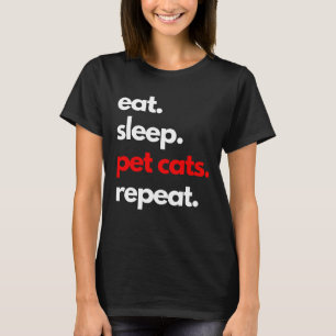 Camiseta Diseño Simple de Tipografía Divertida para Amantes