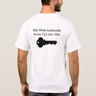 Camiseta Diseño simple del cerrajero