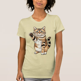 Camiseta Diseño simple lindo hombres amantes de los gatos
