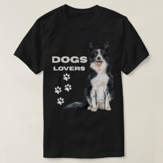 Camiseta diseño simple para amantes de los perros