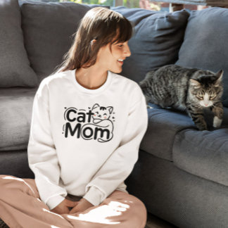Camiseta Diseño simple y simple mujeres gato amante camiset