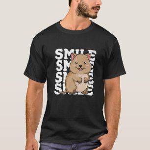 Camiseta Diseño SMILE Para Un Amante De Quokka