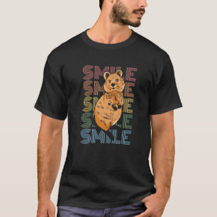 Camiseta Diseño SMILE Para Un Ventilador De Quokka