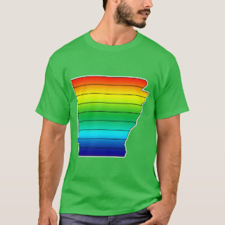 Camiseta Diseño sobredimensionado de la bandera del orgullo