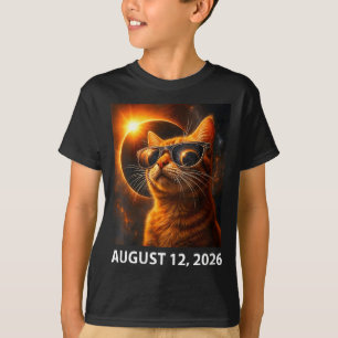 Camiseta Diseño Solar Total de Selfie de Gato de Mujer
