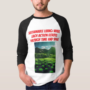 CAMISETA DISEÑO SOSTENIBLE ÚNICO PARA JÓVENES