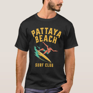 Camiseta Diseño Surf Club de Surf Pattaya Beach Thailand