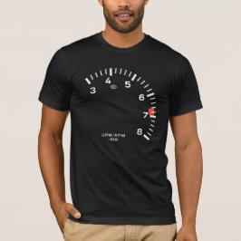 Camiseta diseño tacómetro Carrera 3.o 1976-1977
