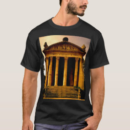 Camiseta Diseño táctil monuloso negro