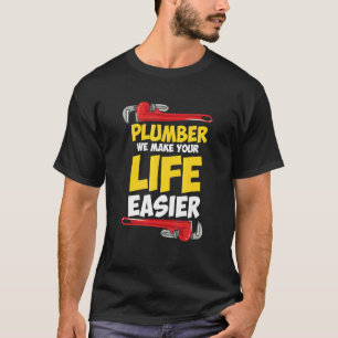 Camiseta Diseño Técnico De Plomo Para Pipefitter - Plomero