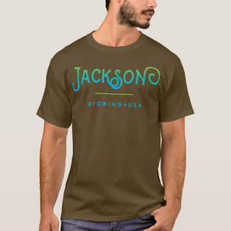 Camiseta Diseño tipográfico de Jackson Wyoming 
