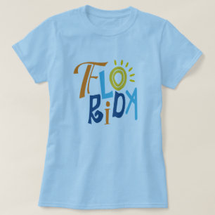 Camiseta Diseño tipográfico de la diversión de la Florid