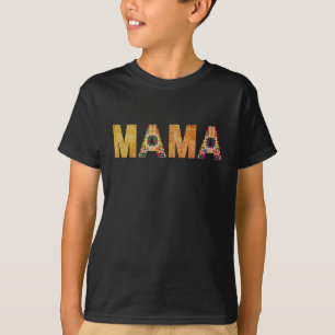 Camiseta Diseño tipográfico Mama Patchwork