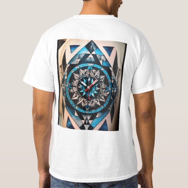 Camiseta Diseño tradicional de tatuajes de Estados Unidos (Reverso)